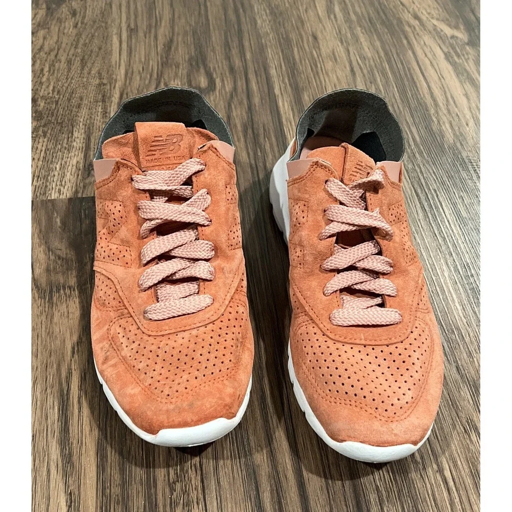 New Balance 1978 Sneakers Mens Salmon Suede Size 7.5  Shoes Made In USA ML1978EA
